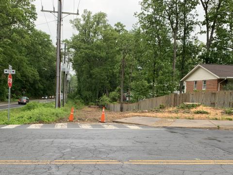 At Greeley Looking North